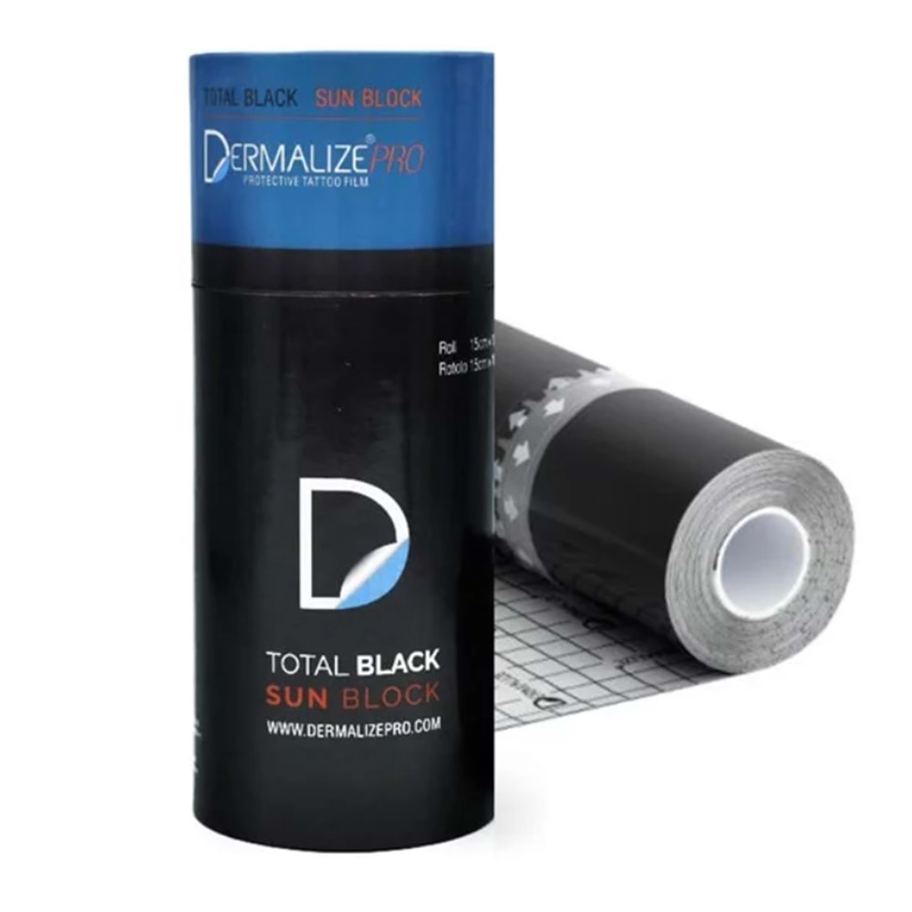 DERMALIZE TOTAL BLACK PROTECTIVE FILM 15 cm x 10 m