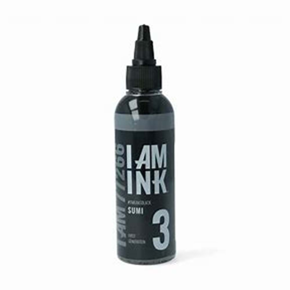 I AM INK 3 SUMI (Siyah Boya) 100 ml