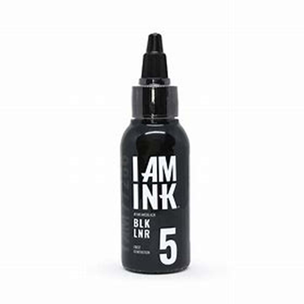 I AM INK 5 BLK LNR (Siyah Boya) 50 ml