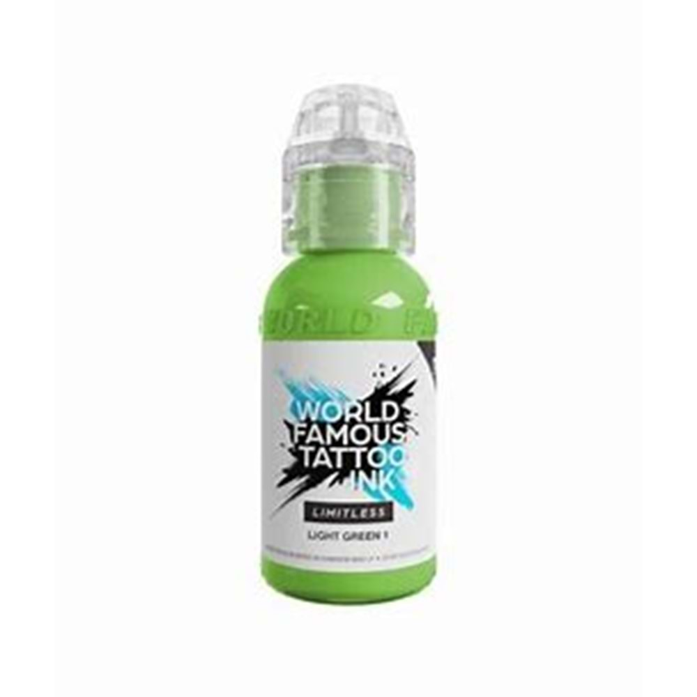 WORLD FAMOUS TATTOO INK LIMITLESS LIGHT GREEN 1 V2 1 oz