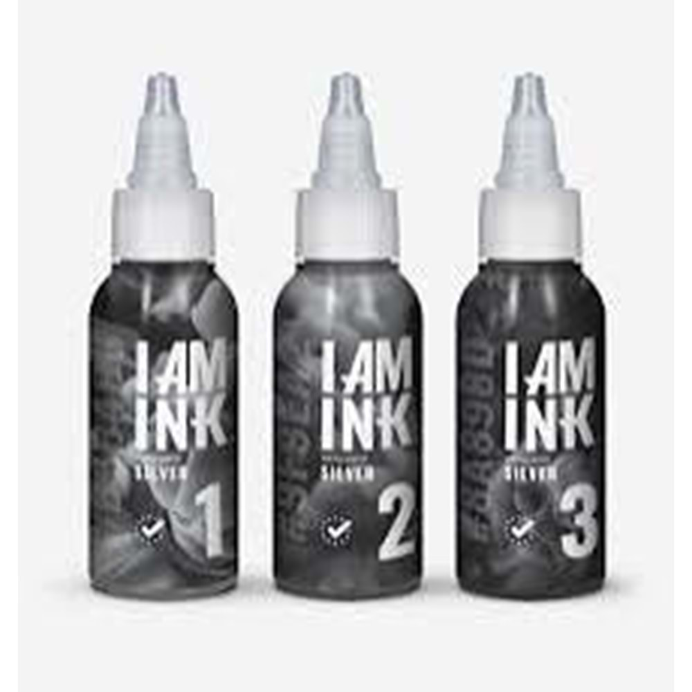 I AM INK SILVER SET 3 X 50 ML