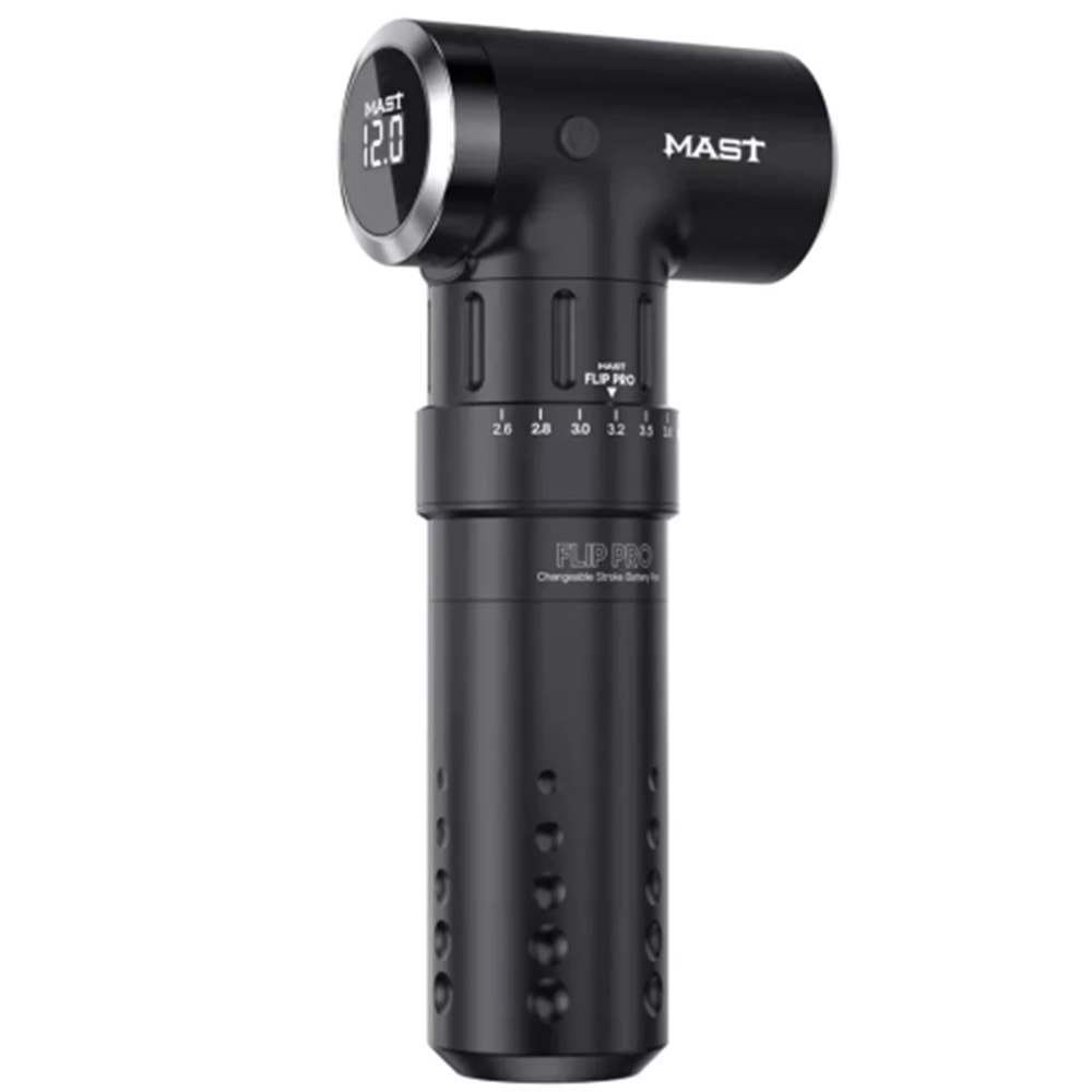 MAST FLIP PRO 2.6-4.0 STROKE BLACK