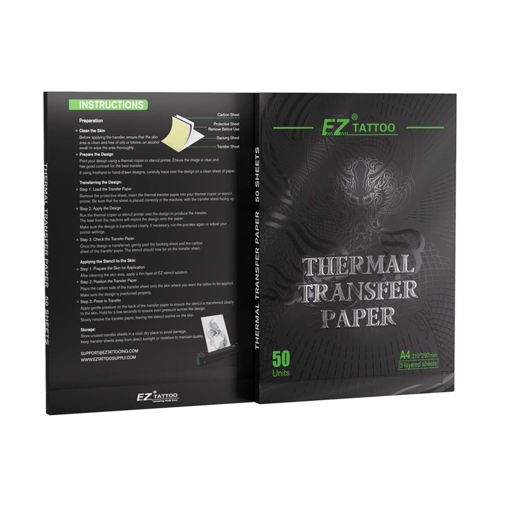EZ THERMAL TRANSFER PAPER 50 ADET-TRANSFER KAGITLARI