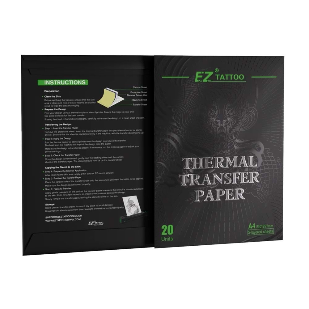 EZ THERMAL TRANSFER PAPER 20 ADET-TRANSFER KAGITLARI
