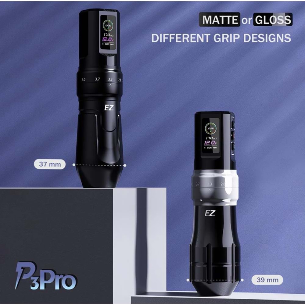 EZ P3 PRO SINGLE POWER GLOSS BLACK 2.0-4.2 STROKE 1 PİL