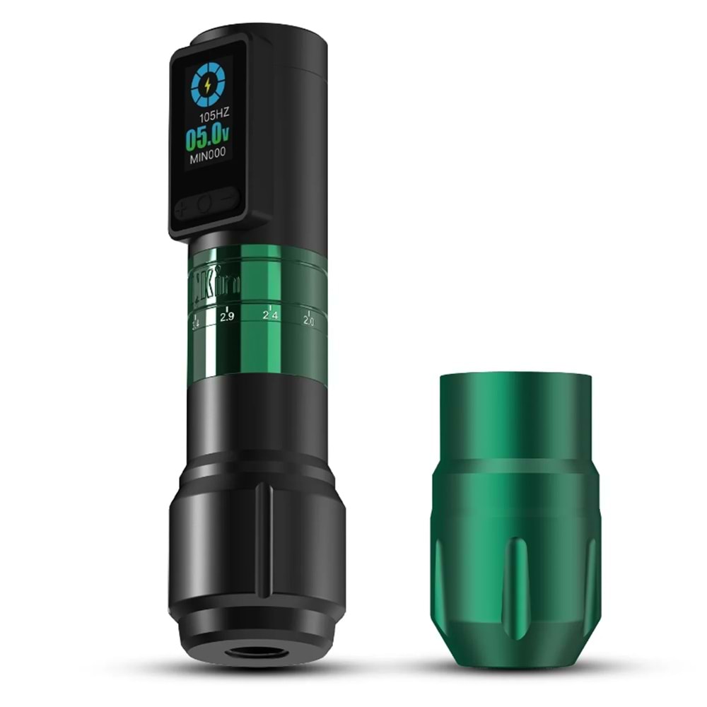 INKIN INFERNO 2.0-4.5 STROK 2 GRIPS MATTE BLACK-GREEN RING 1 PIL