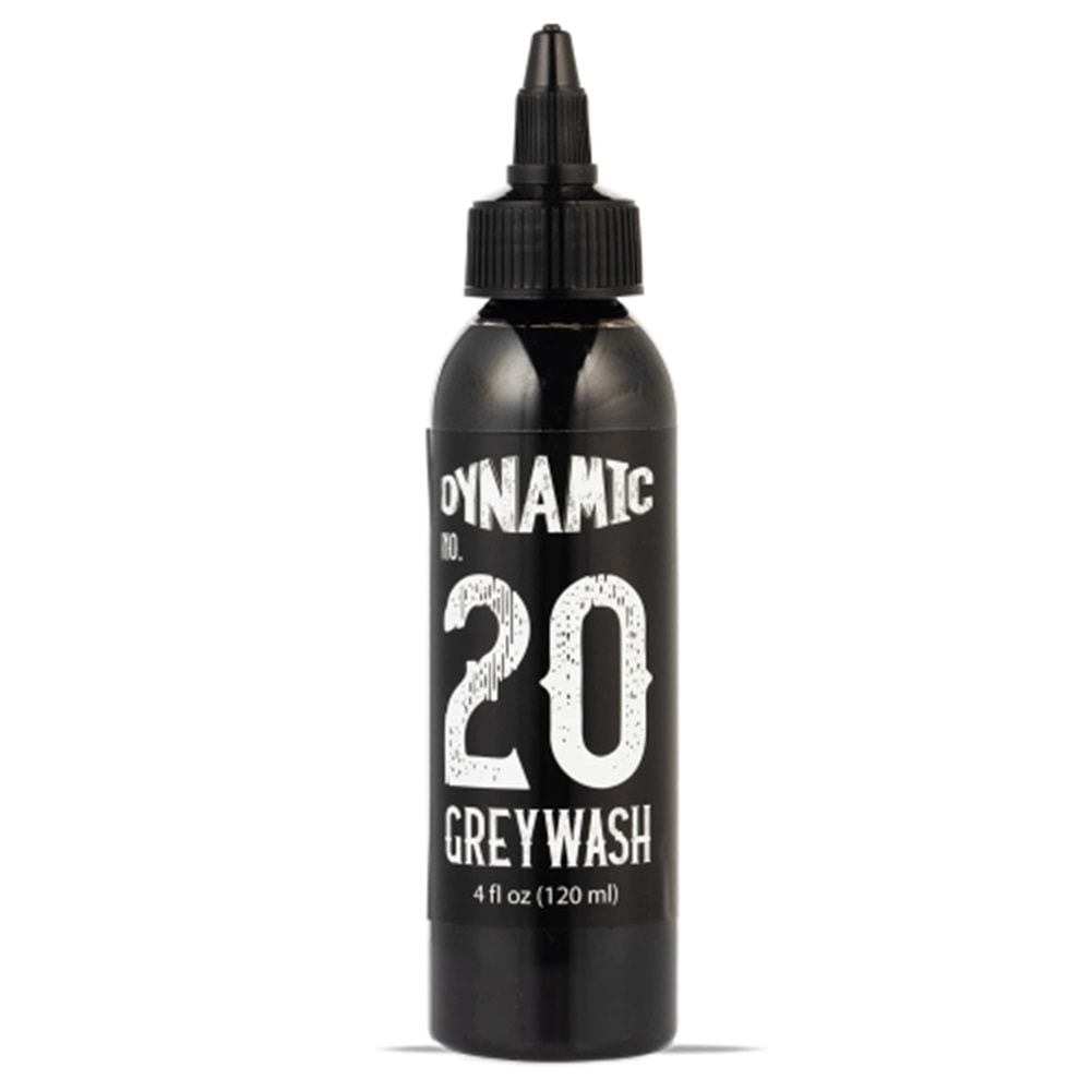 DYNAMIC GREYWASH (Siyah Boya) #20 4 oz