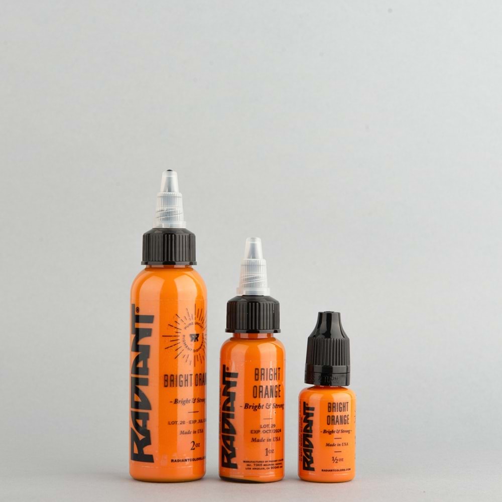 RADIANT BRIGHT ORANGE 1 OZ (30ml) Dövme Boyası
