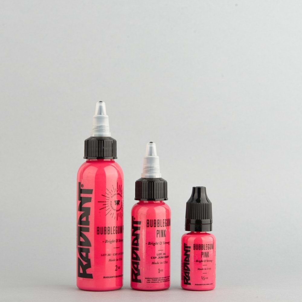 RADIANT BUBBLEGUM PINK 1 OZ (30ml) Dövme Boyası