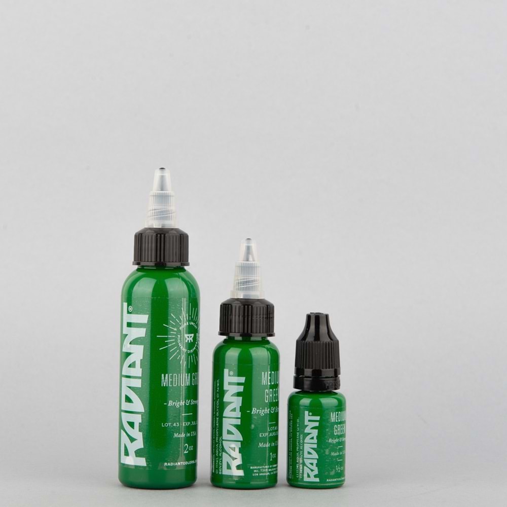 RADIANT MEDIUM GREEN 1 OZ (30ml) Dövme Boyası