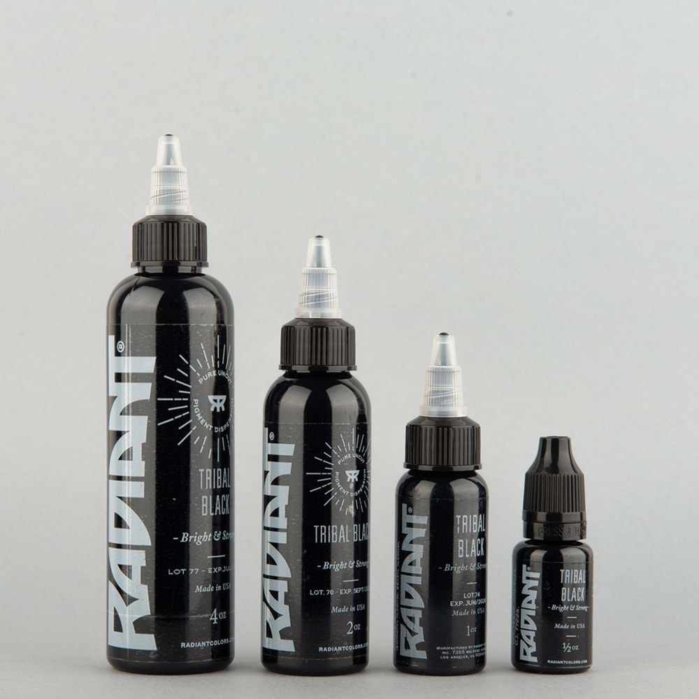 RADIANT TRIBAL BLACK 1 OZ (30ml) Dövme Boyası