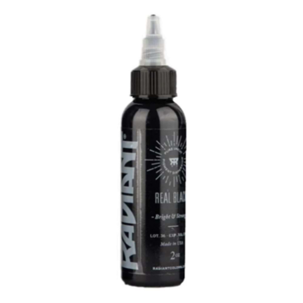 Radiant Real Black 2 OZ (60ml.) Dövme Boyası