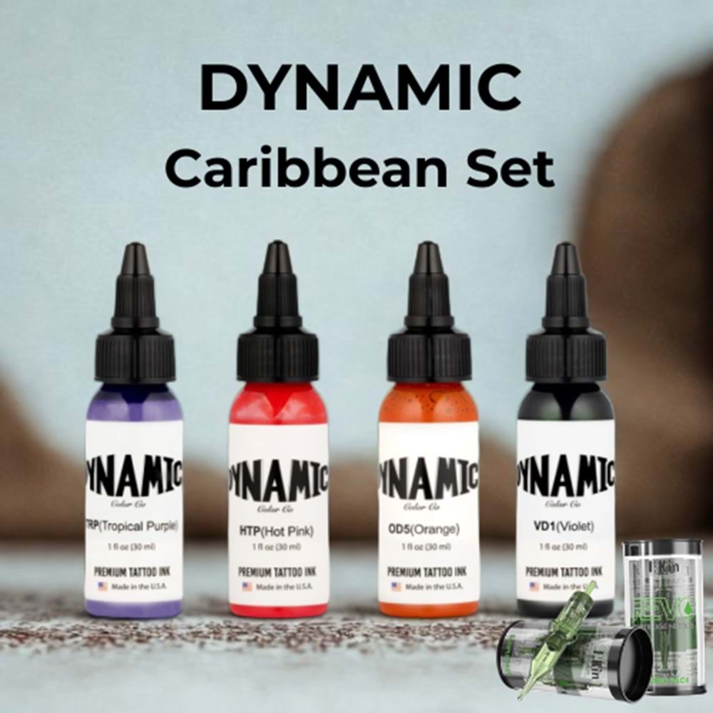 DYNAMIC Caribbean Set + EZ INKin Sample Pack