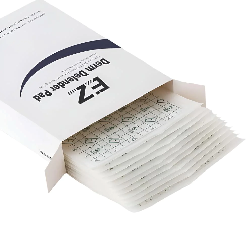 EZ DERM DEFENDER 2-in-1 Film Non-Adherent Dressing Pads 20 adet
