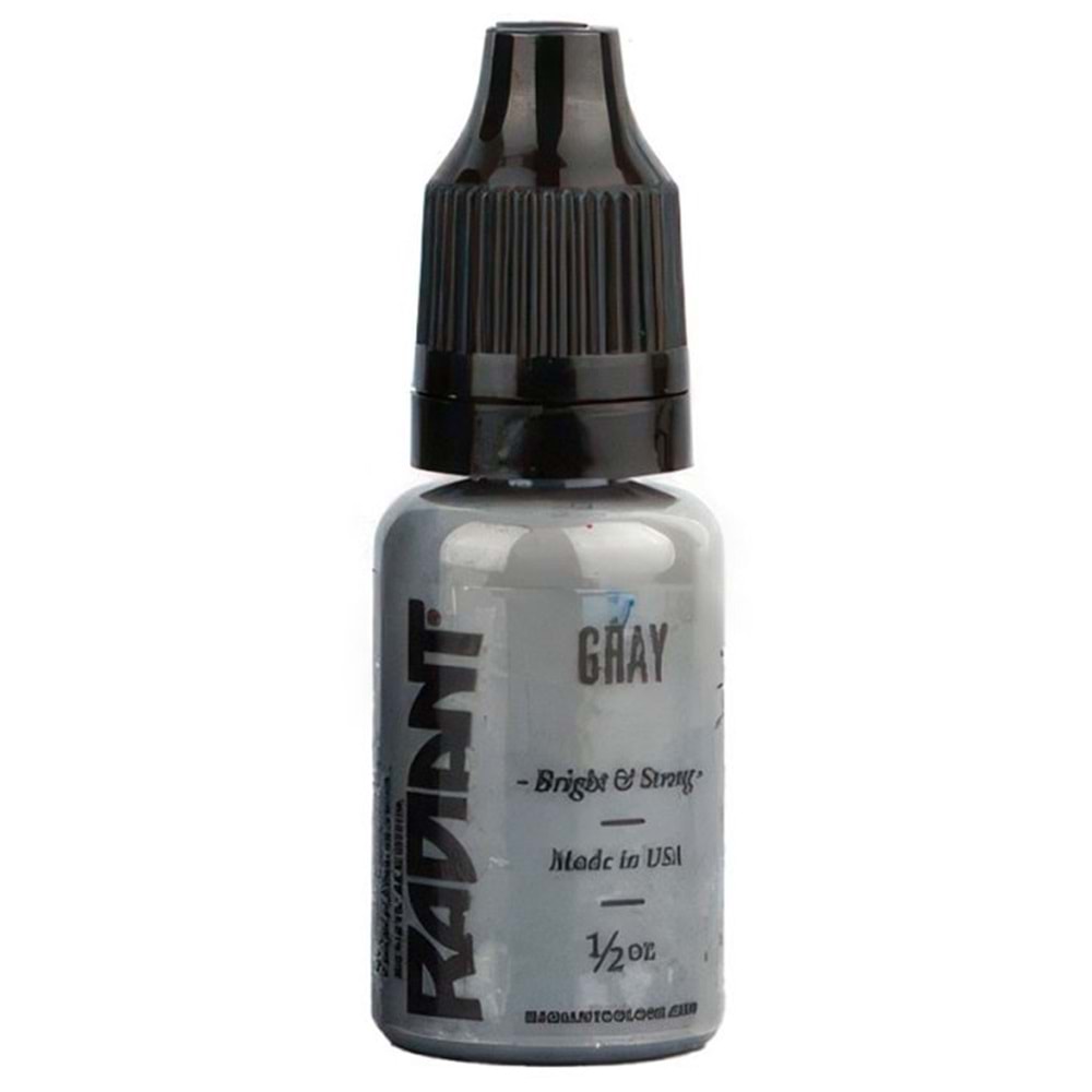 RADIANT GRAY 1/2 OZ (15ml) Dövme Boyası