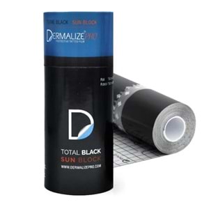 DERMALIZE TOTAL BLACK PROTECTIVE FILM 15 cm x 10 m