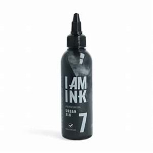 I AM INK 7 URBAN BLACK (Siyah Boya) 100 ml