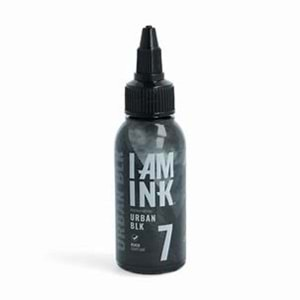 I AM INK 7 URBAN BLACK (Siyah Boya) 50 ml