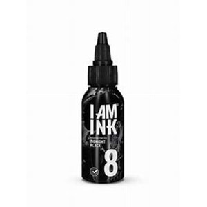 I AM INK 8 MIDNIGHT BLACK (Siyah Boya) 50 ml