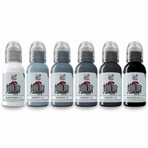 WORLD FAMOUS TATTOO INK LIMITLESS PASTEL PANCHO SET 6 x 1 oz