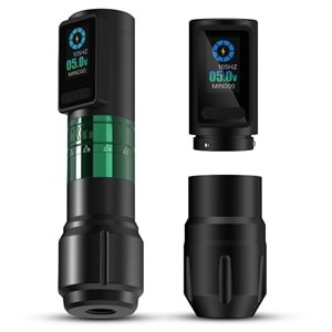 INKIN INFERNO 2.0-4.5 STROK 2 GRIPS MATTE BLACK-GREEN RING 2 PIL