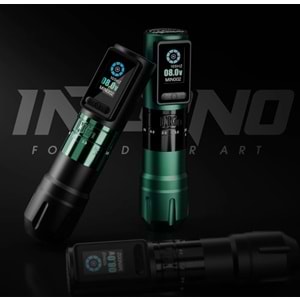 INKIN INFERNO 2.0-4.5 STROKE 2 GRIPS MATTE BLACK-GREEN RING 1 PİL