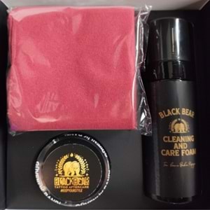 BLACK BEAR Dövme Bakım Seti - Kuru Ciltler İçin