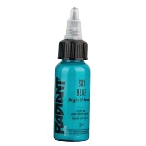 RADIANT Sky Blue 1/2 OZ (15ml.) Dövme Boyası