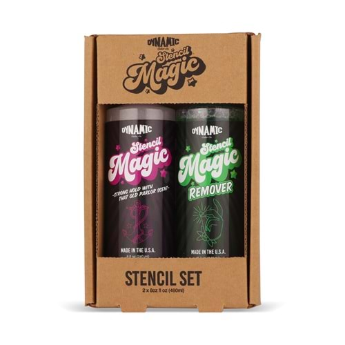 DYNAMIC STENCIL MAGIC SET (STENCIL&REMOVER) 2 x 8oz