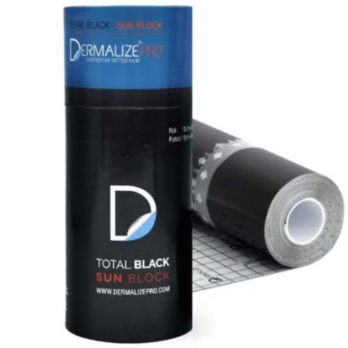 DERMALIZE TOTAL BLACK PROTECTIVE FILM 15 cm x 10 m