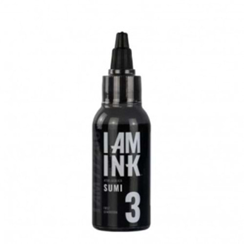 I AM INK 3 SUMI (Siyah Boya) 50 ml