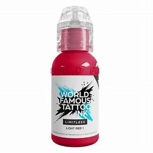 WORLD FAMOUS TATTOO INK LIMITLESS LIGHT RED 1 1 oz