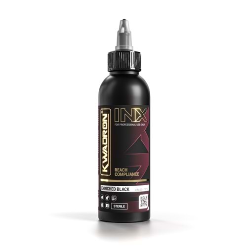 KWADRON INX BLACK (Siyah Boya) 4 oz