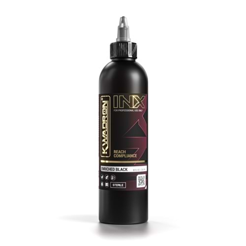 KWADRON INX BLACK (Siyah Boya) 8 oz