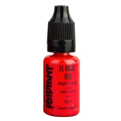 Radiant El Rojo Red 1/2 OZ (15ml.) Dövme Boyası