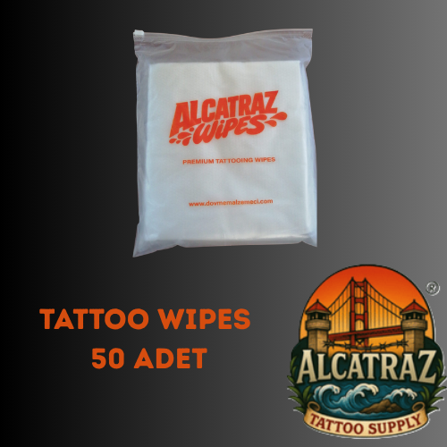 ALCATRAZ WIPES Tattoo Wipes Dövme Temizleme Bezi