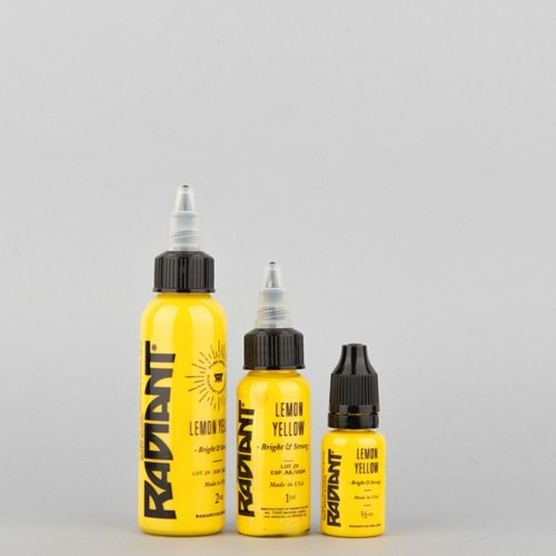 RADIANT LEMON YELLOW 1/2 OZ (15ml) Dövme Boyası