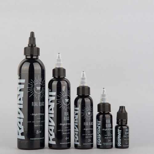RADIANT REAL BLACK 1/2 OZ (15ml) Dövme Boyası
