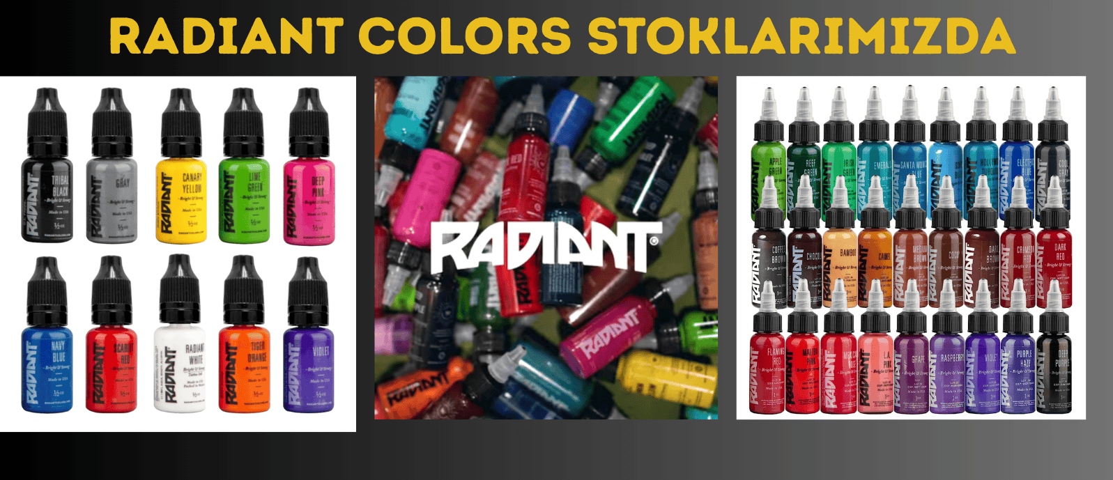 Radiant Dövme Boyaları