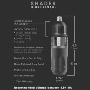 BISHOP POWER WAND 3.5 STROKE - SHADER FULL SET