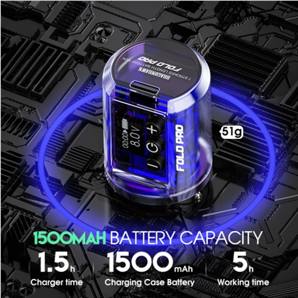 DRAGONHAWK FOLD PRO 2 PİL 2.4-4.2 STROKE