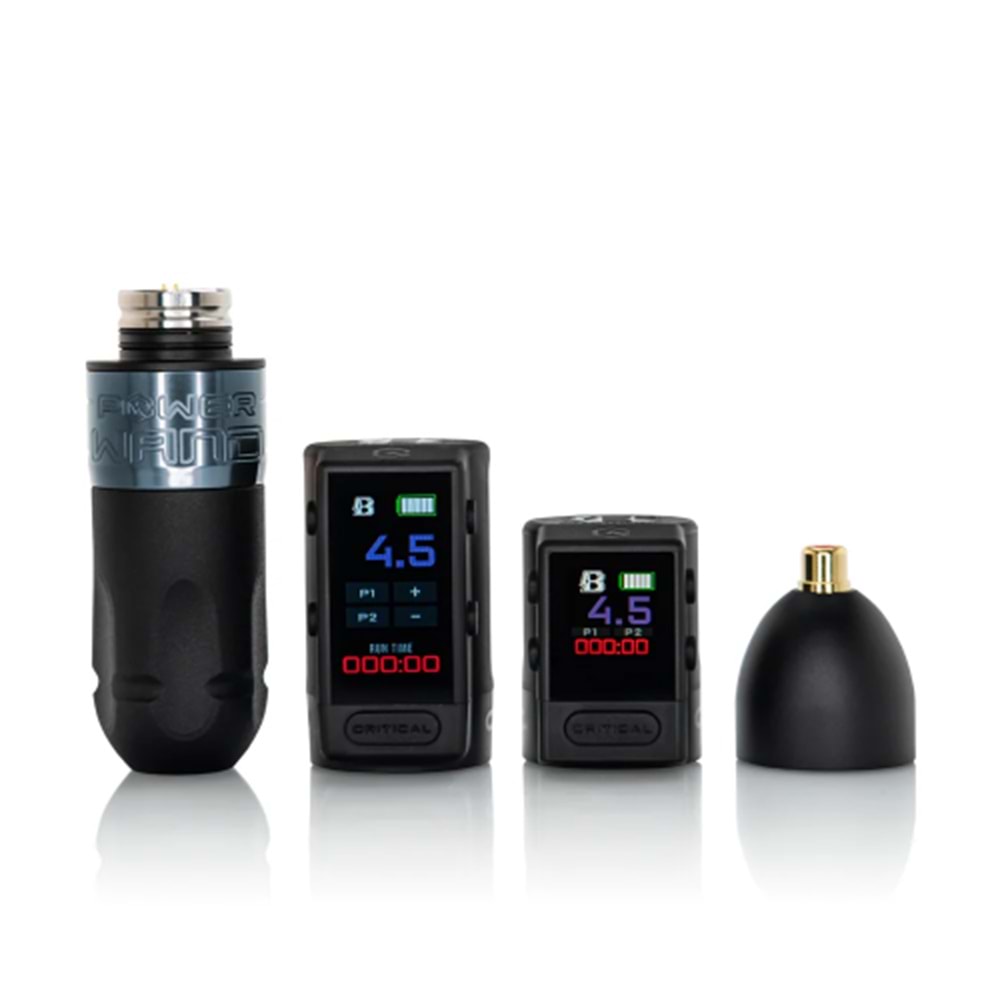 BISHOP POWER WAND w/ADVANCED BATTERY 3.5 STROKE -SHADER FULL SET KABLOSUZ DÖVME MAKİNESİ